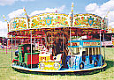 P&M Amusements' traditional funfair children's roundabout